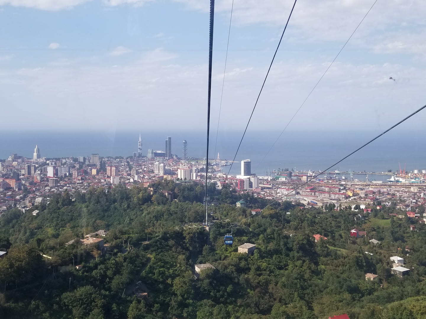 View of Batumi from the cable car