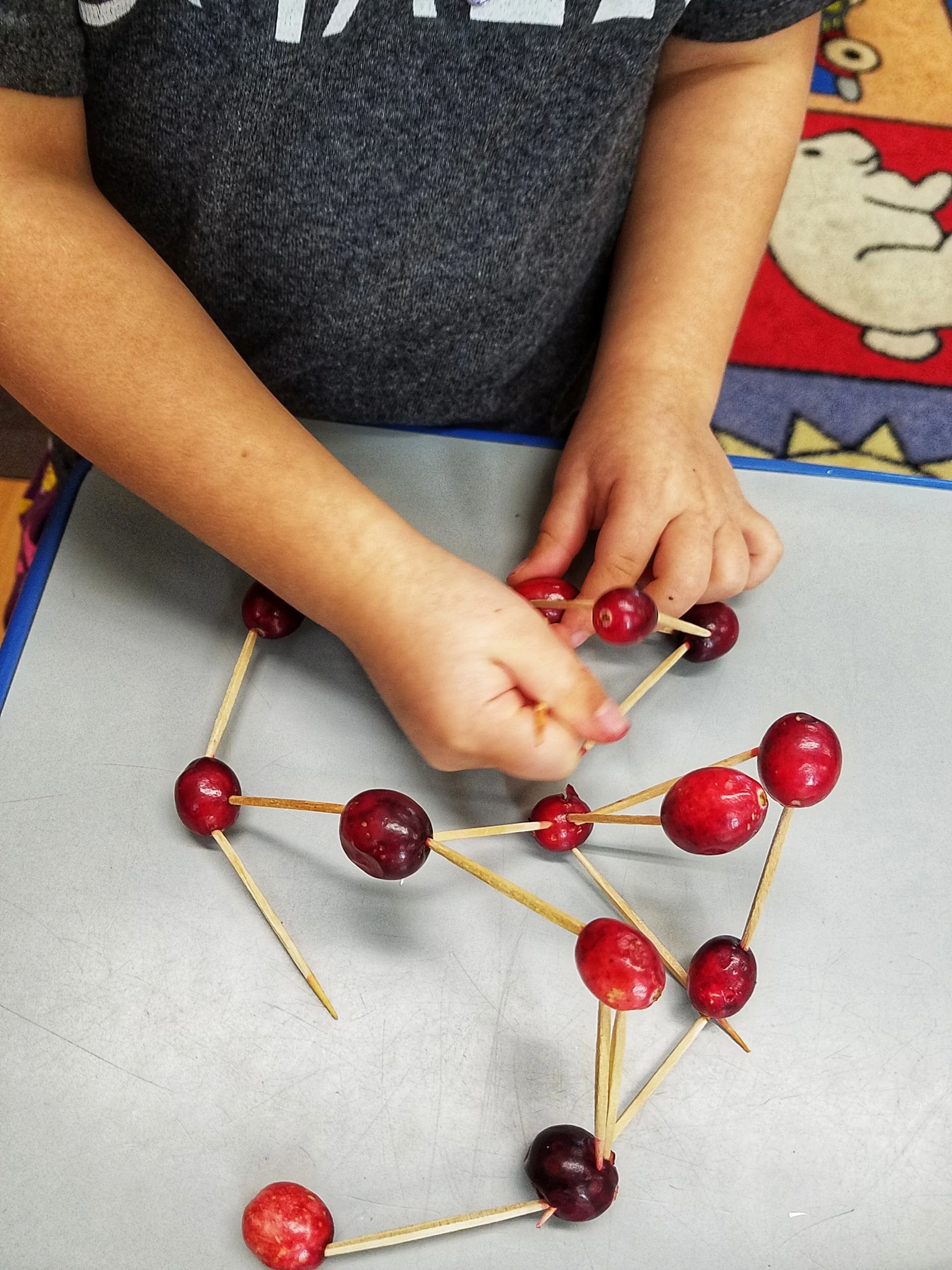 Preschool STEM Cranberry Build