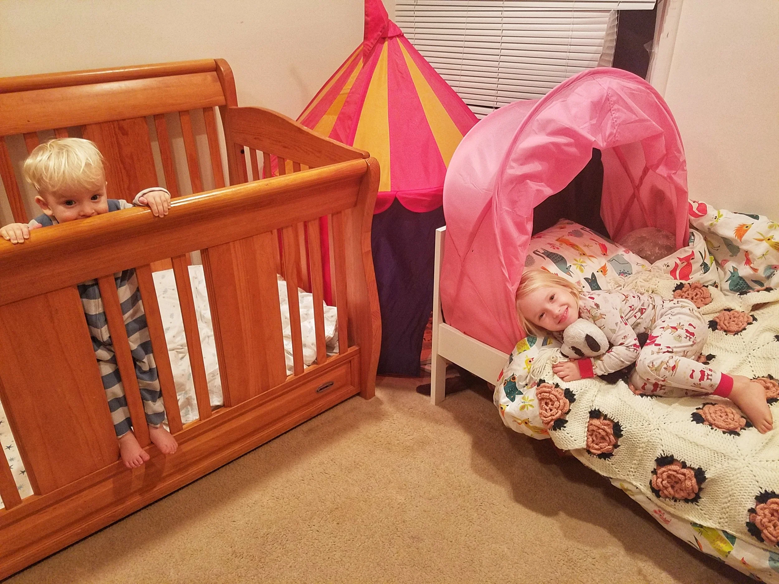 Baby and Toddler Sharing a Room: Tips + Schedule