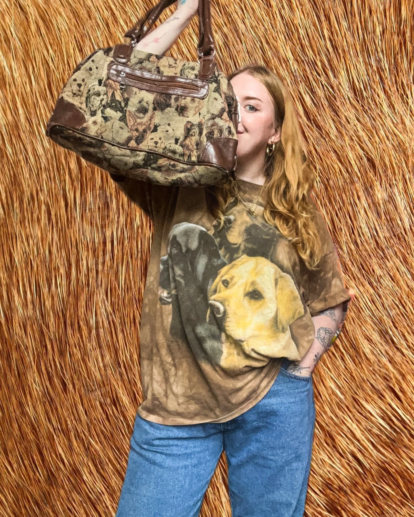 I luv my new dog purse!!!!!! 👜🐩🐕🐾🐶