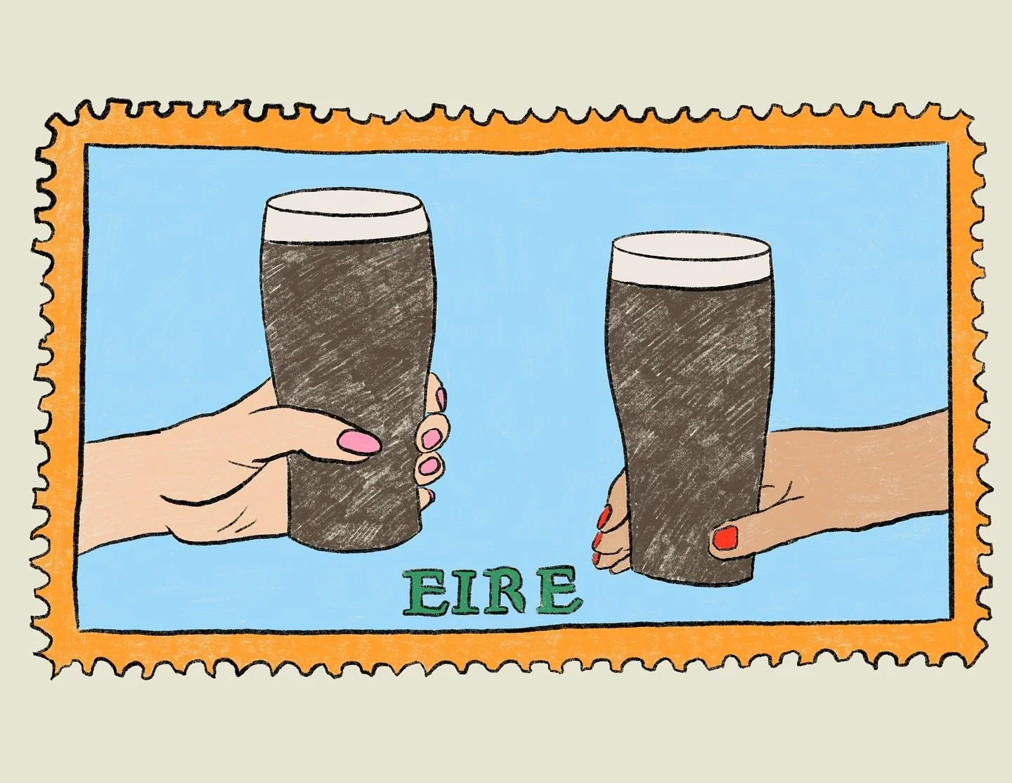 Stamp #3 🍻

#doodle #irishart #illustration