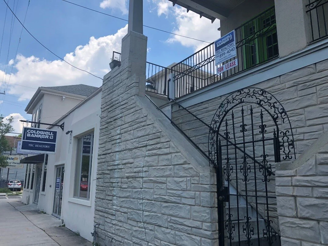 Former site of Nothing Studios, as seen on Magazine Street in New Orleans, LA. 2018.