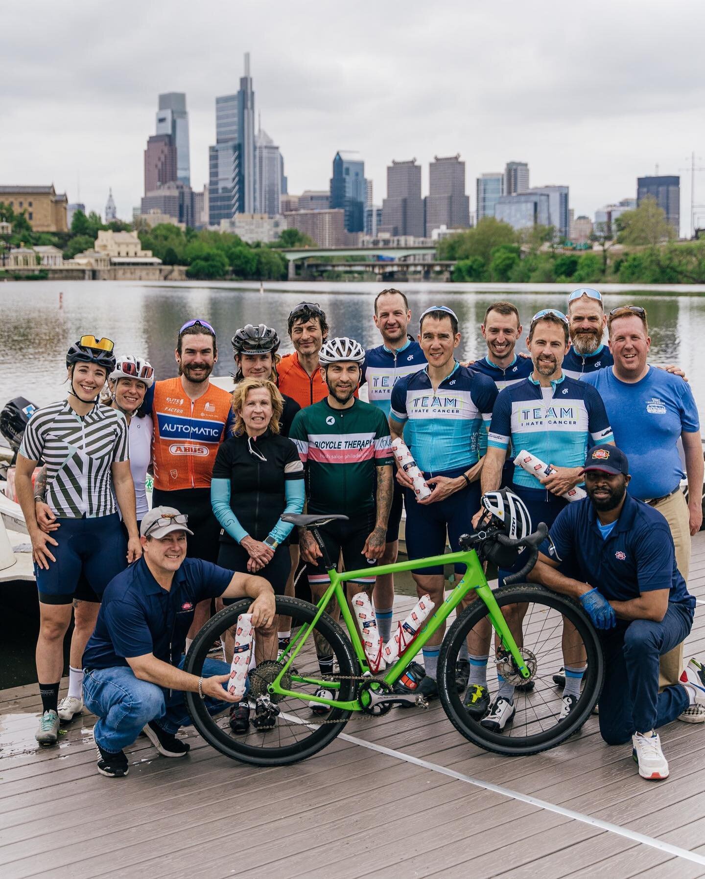 Hoagie Rolled. (You can still win this bike!) Thanks to everyone who came out today, especially those that joined us on the ride. Our ride is over but our fundraising goes on. Please consider supporting us today.
A massive thanks to @dietzandwatson f