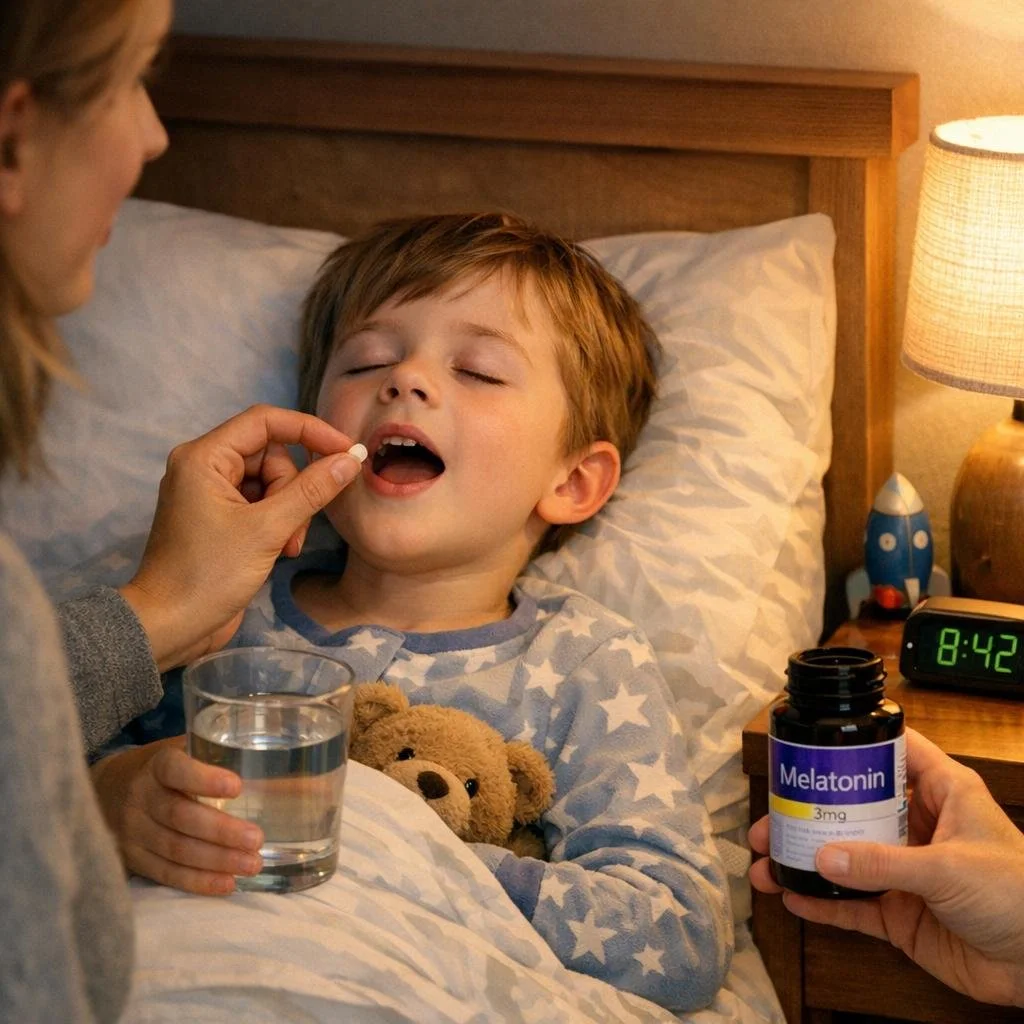 CAUTION IN THE USE OF MELATONIN IN CHILDREN