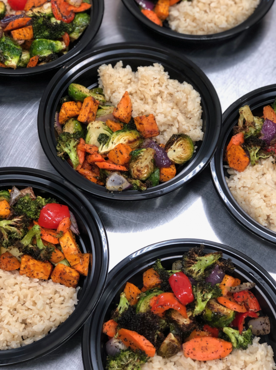 Seasonal Veggies with Brown Rice