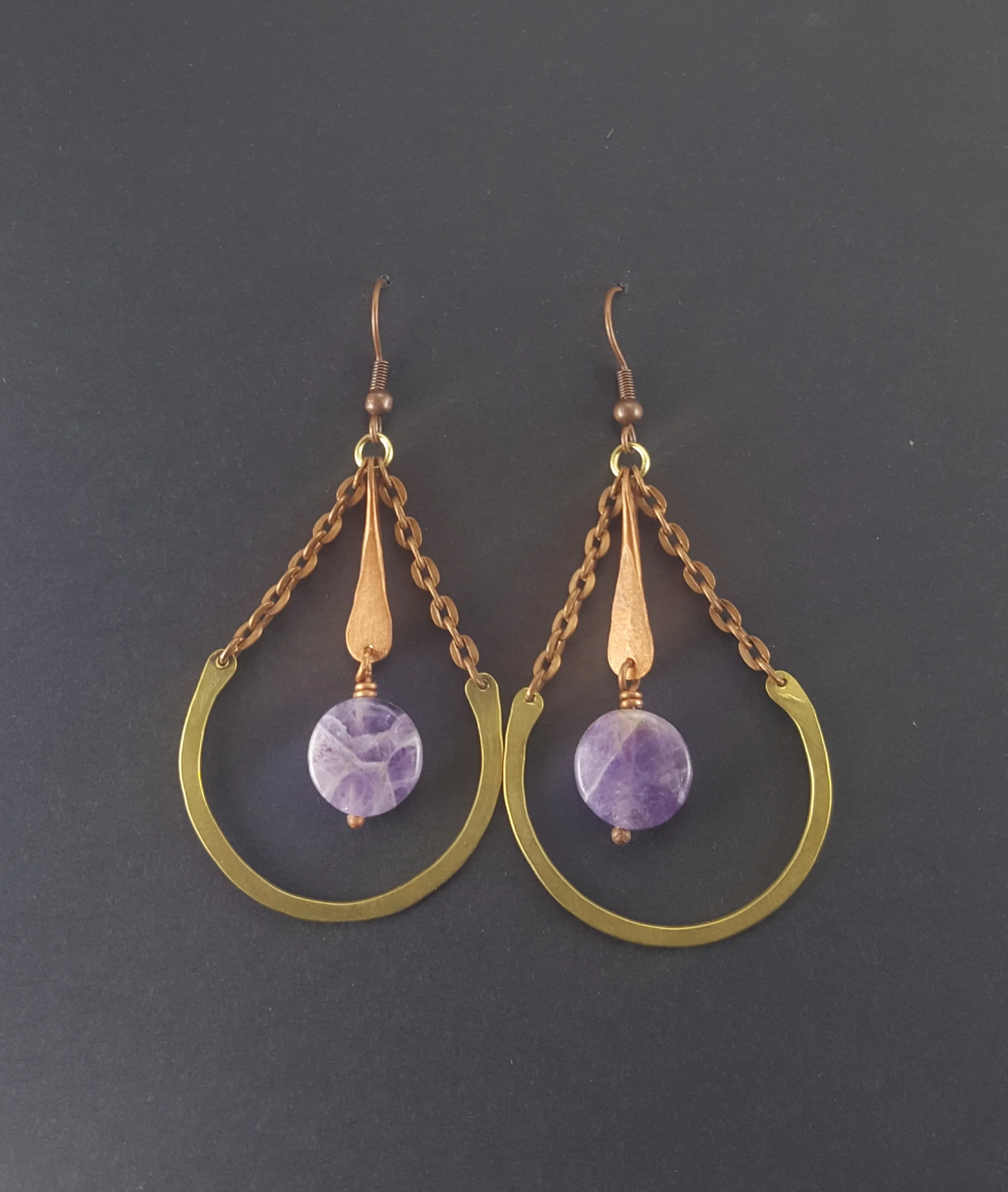 Circle Pendulum Earring