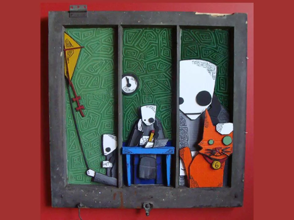  It was in an alley on one such introspective walk, that I discovered a pile of discarded windows behind a gut rehab. One particular window stood out—it had old, dripping glass and an unpainted, handmade frame. It was beautiful.  The window spoke to 