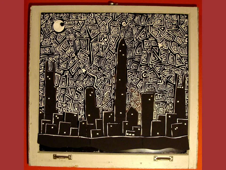  When the wind-borne longflame of worldview emerges from the eye it is drawn toward concentrations of resonant energy. Unseen by the common eye, it sweeps across our sky till it comes into contact with the resonant-soaked city. The longflame ignites 