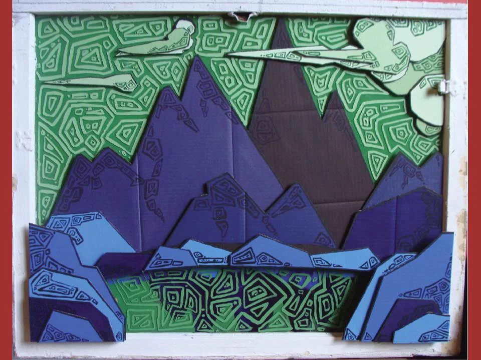  The katabatic wind flows across the plain and up flattop rock 