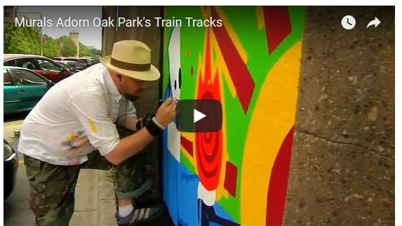 new mural in oak park!