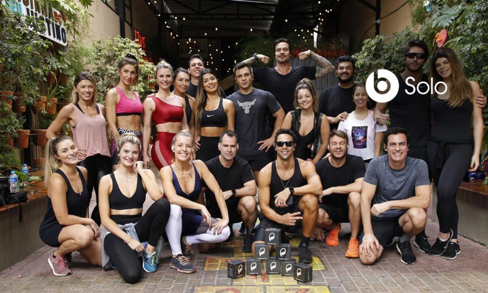 Uma experiência de fitness com foco nas redes sociais para o lançamento de um produto de áudio premium