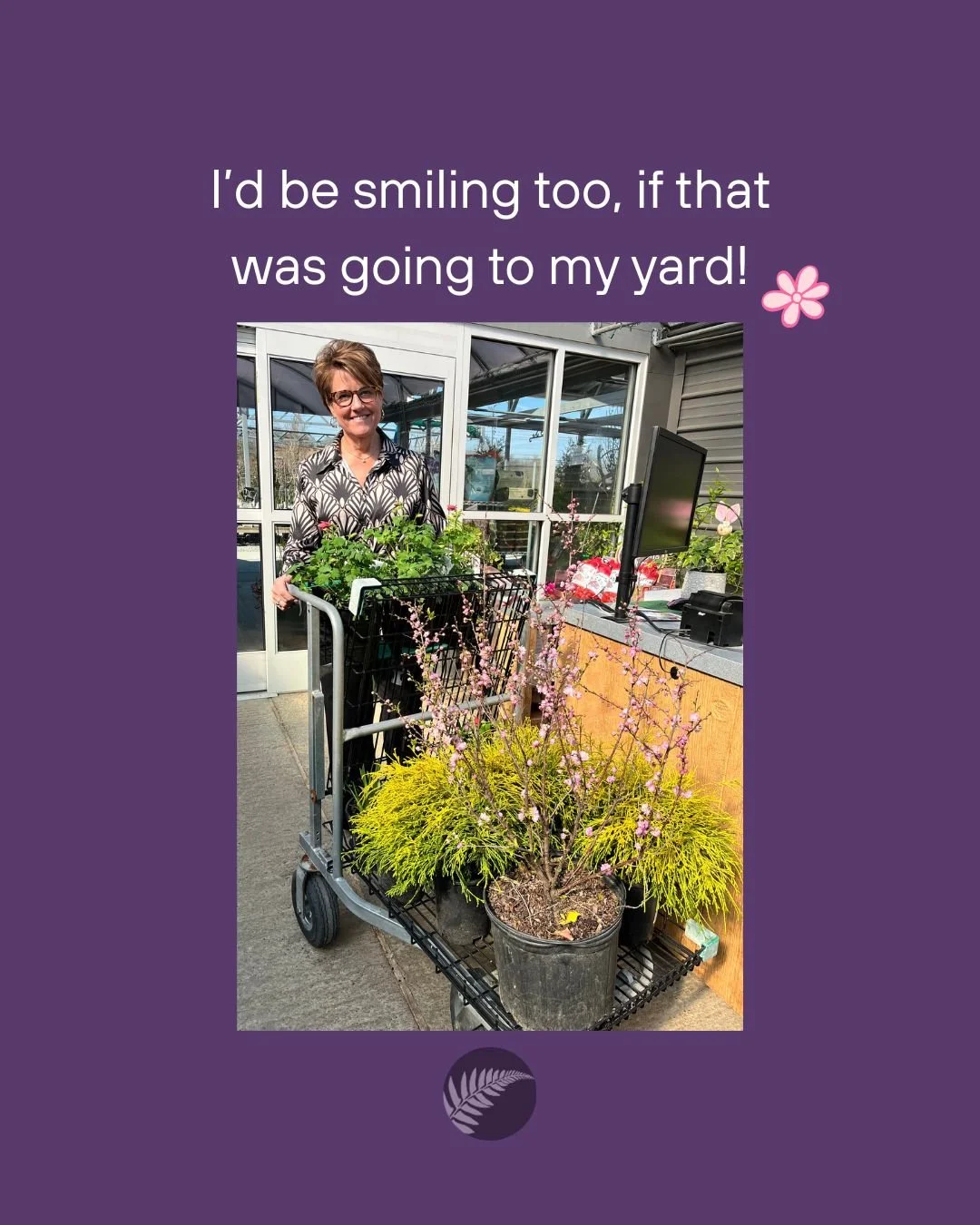 Loaded up and ready to get some planting done. That smile tells me just how excited this customer is!
#LetsGetPlanting #HandsInTheDirt #SpringIsHere #WheresMyShovel #LovinThisWeather #FernwoodGardenCenter #PlantJoy #ShopLocal #IndependentGardenCenter