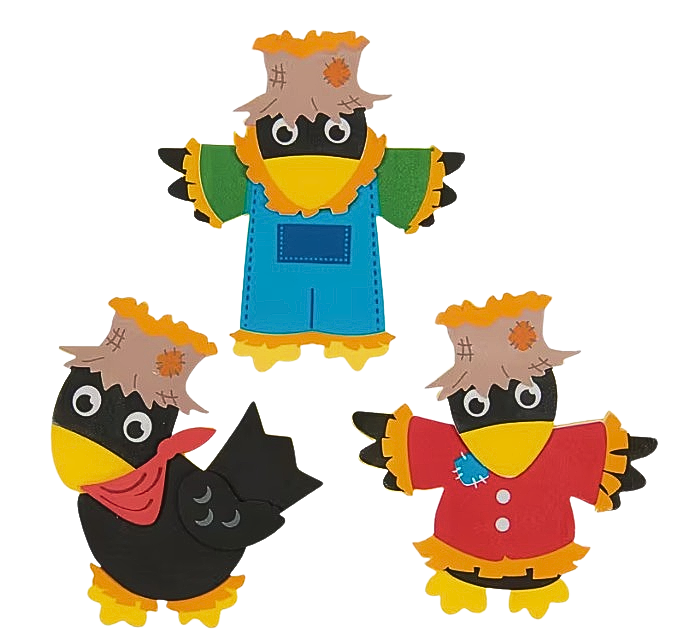 Foam Scarecrow Magnets