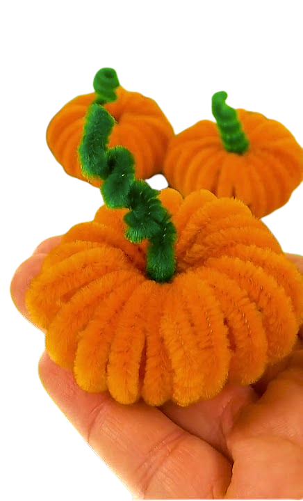 Pipe Cleaner Pumpkins