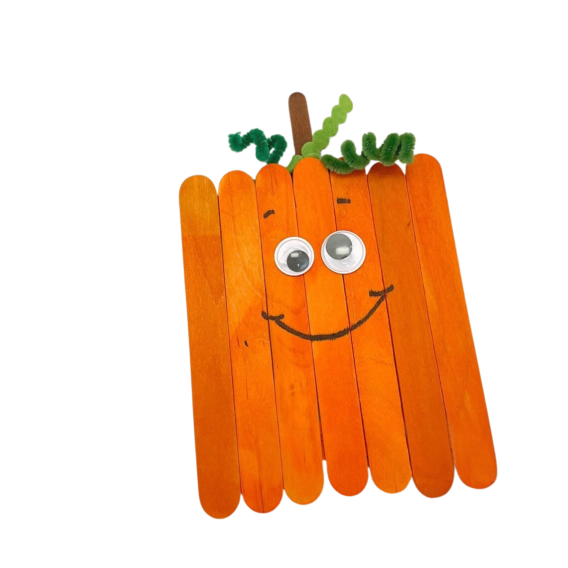 Craft Stick Pumpkins