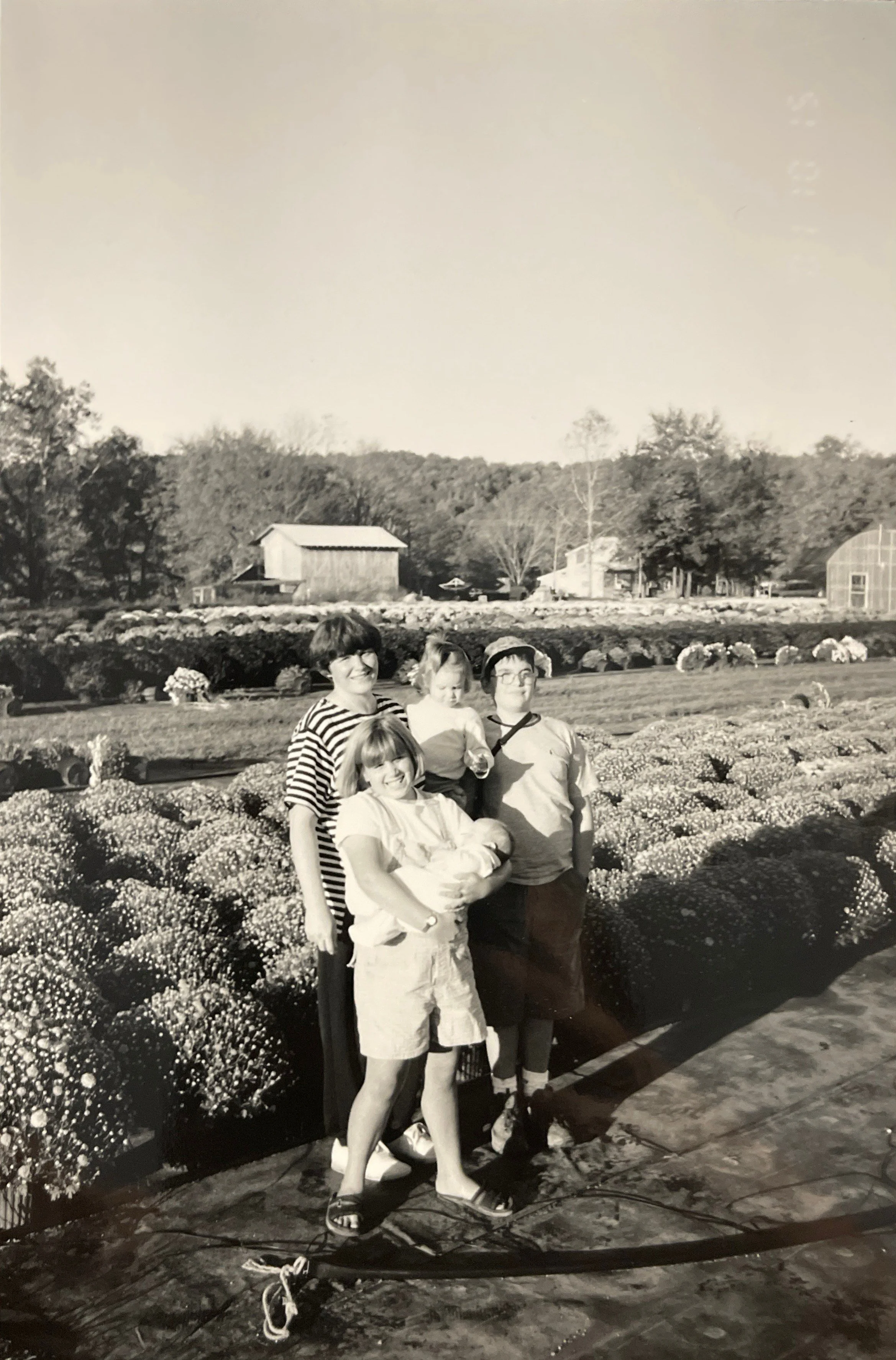 Mrs. Connie with children (15 October 2001)