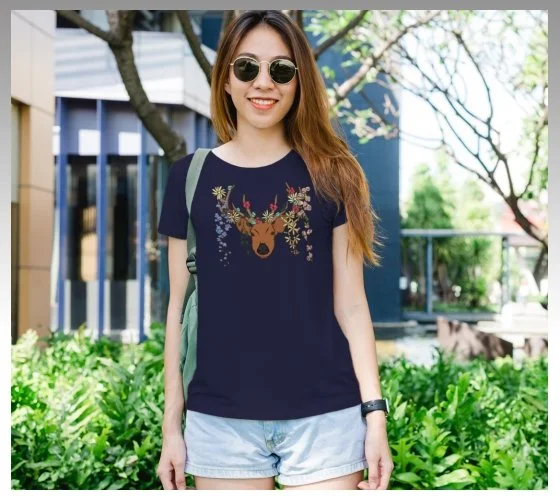 Hello Deer (Navy).jpg