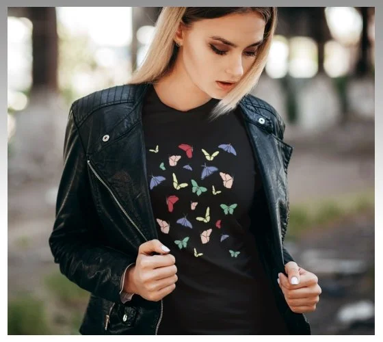 Butterflies T-shirt (Black).jpg