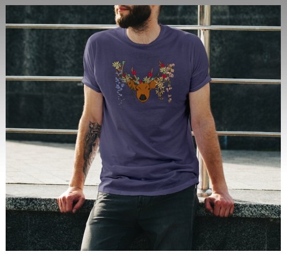 Hello Dear Unisex Tshirt (Navy).jpg