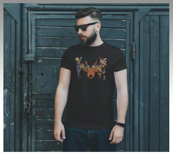 Hello Dear Unisex Tshirt (Black).jpg