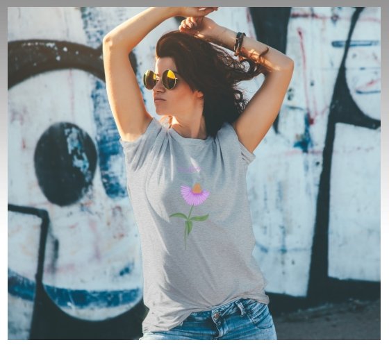 Cornflower Unisex Tshirt (Athletic Grey).jpg