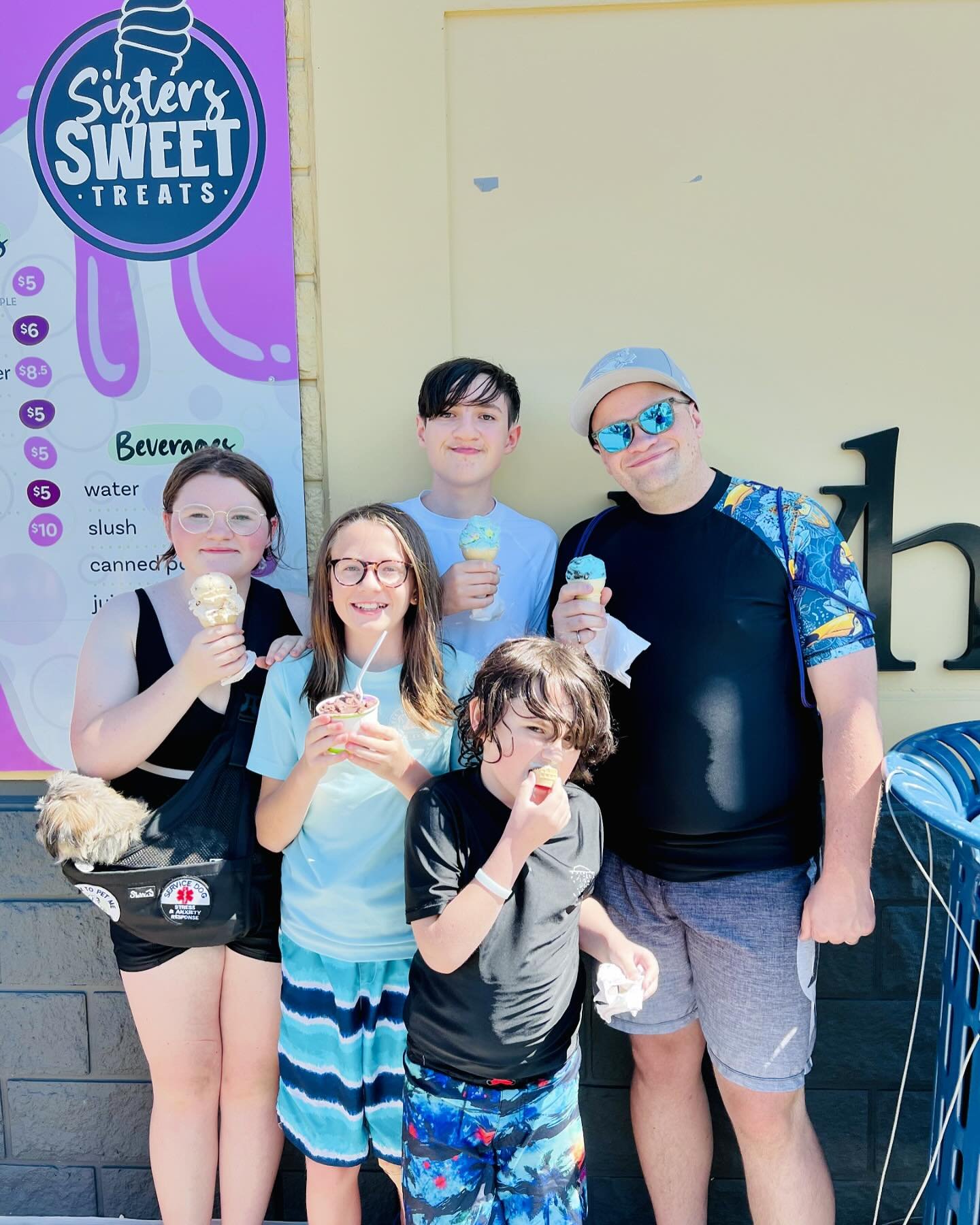 Sunshine and swimsuits is the best way to spend the summer. While in Whitecourt, Alberta we enjoyed Rotary Parks free waterslides. Leo was super hesitant at first but eventually became a huge fan of tubing down the slides. Our family went with my two
