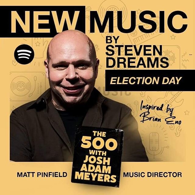 Thanks @matthewpinfield @the500podcast and @joshadammeyers for debuting our new Steven Dreams song Election Day on The 500 podcast! Grab a listen on Spotify @stevendreamsofficial .
.
.
.
.
.
.
.
.
.
#indie #indiemusic #indieband #music #newmusic #mat