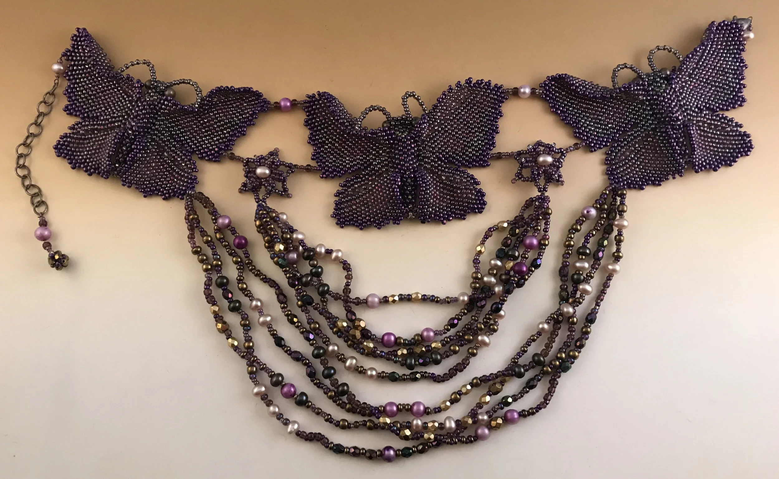 Triplets (triple butterfly choker)