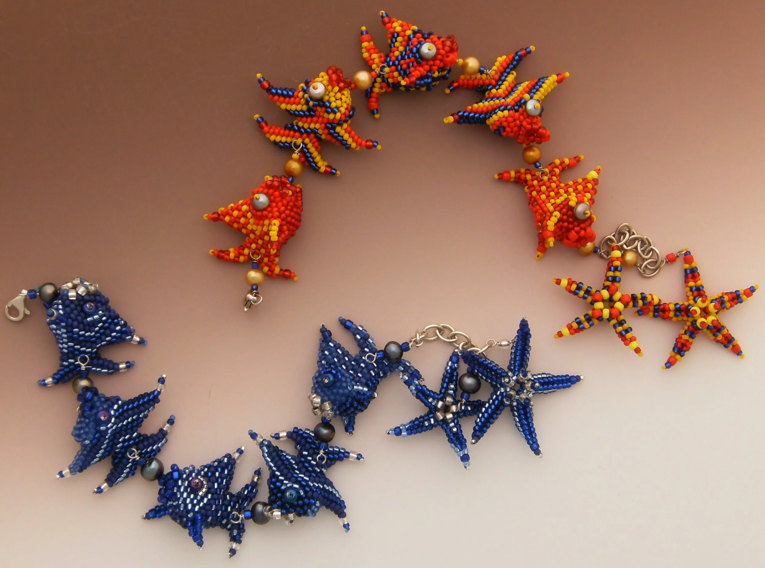 Swim Around My wrist Bracelet Kit — Petersen Beadwear