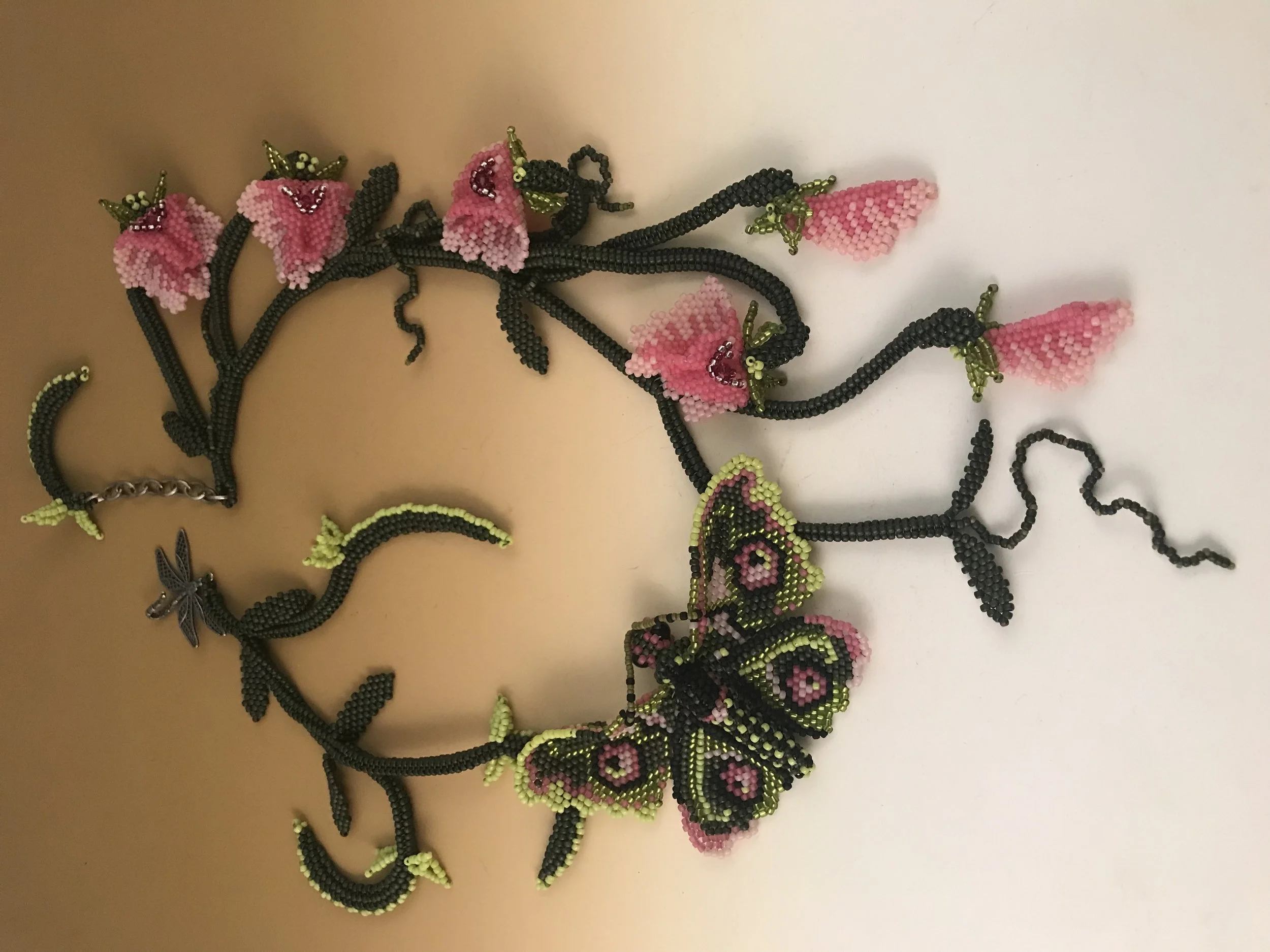 Sweet Pea Butterfly Necklace