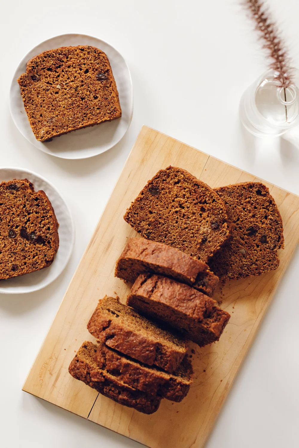 Pumpkin Pecan Bread With Raisins Jessie May