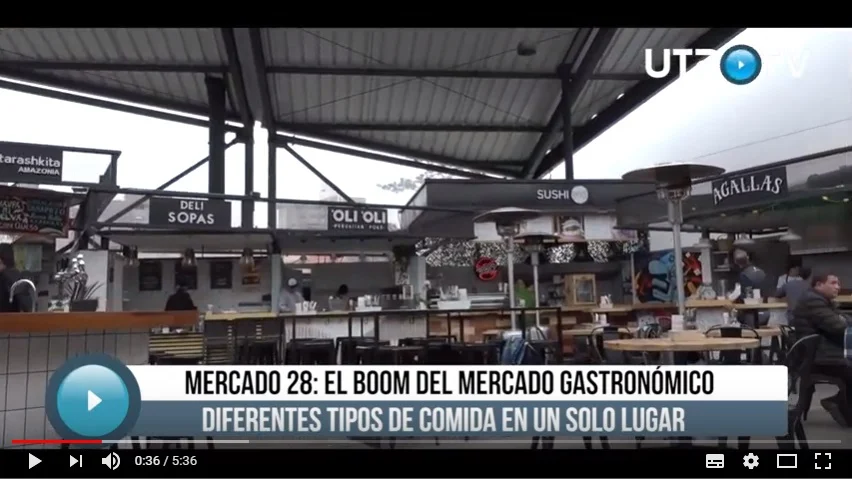 Mercado 28: El boom del mercado gastronómico - UTP TV