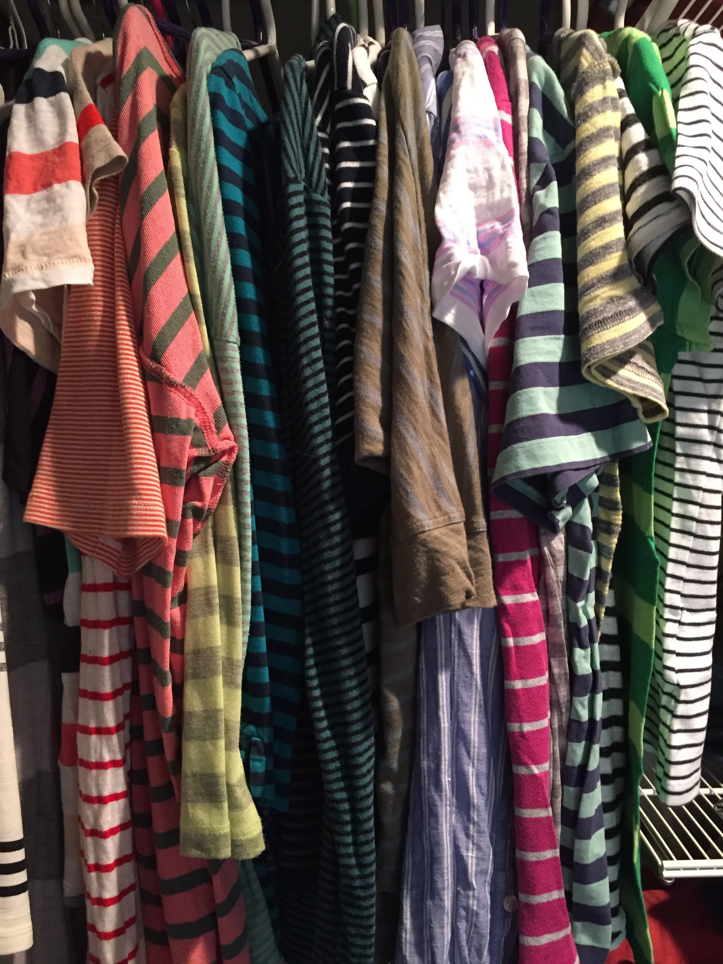 I own 48 striped shirts