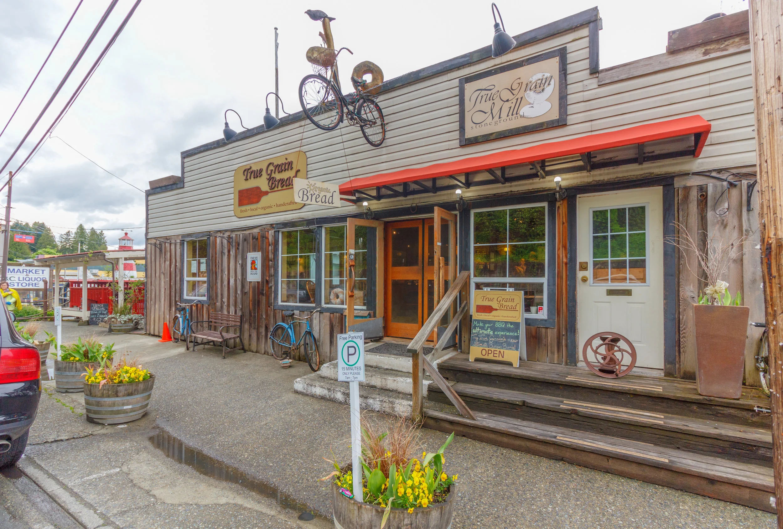 COWICHAN BAY This village is quaint, but is filled with bustle, particularly in the summer months. With many shops, restaurants and museums living here will feel like a vacation that never ends. The bakery and cheese shop are a must visit!