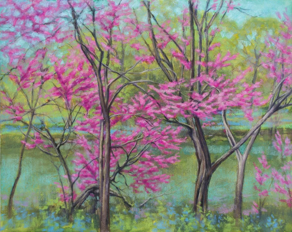 Redbuds by the Lake