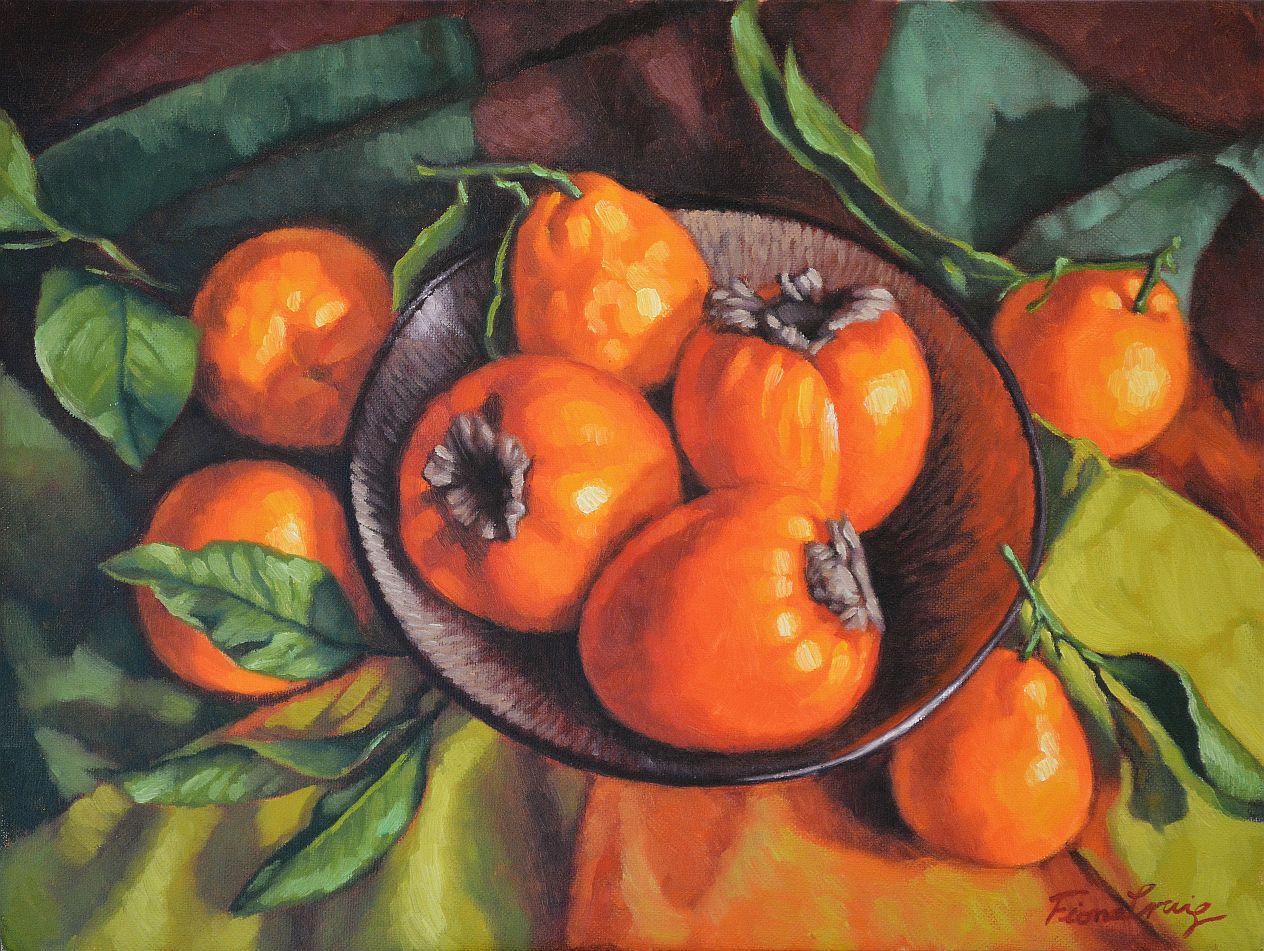 Persimmons and Mandarins