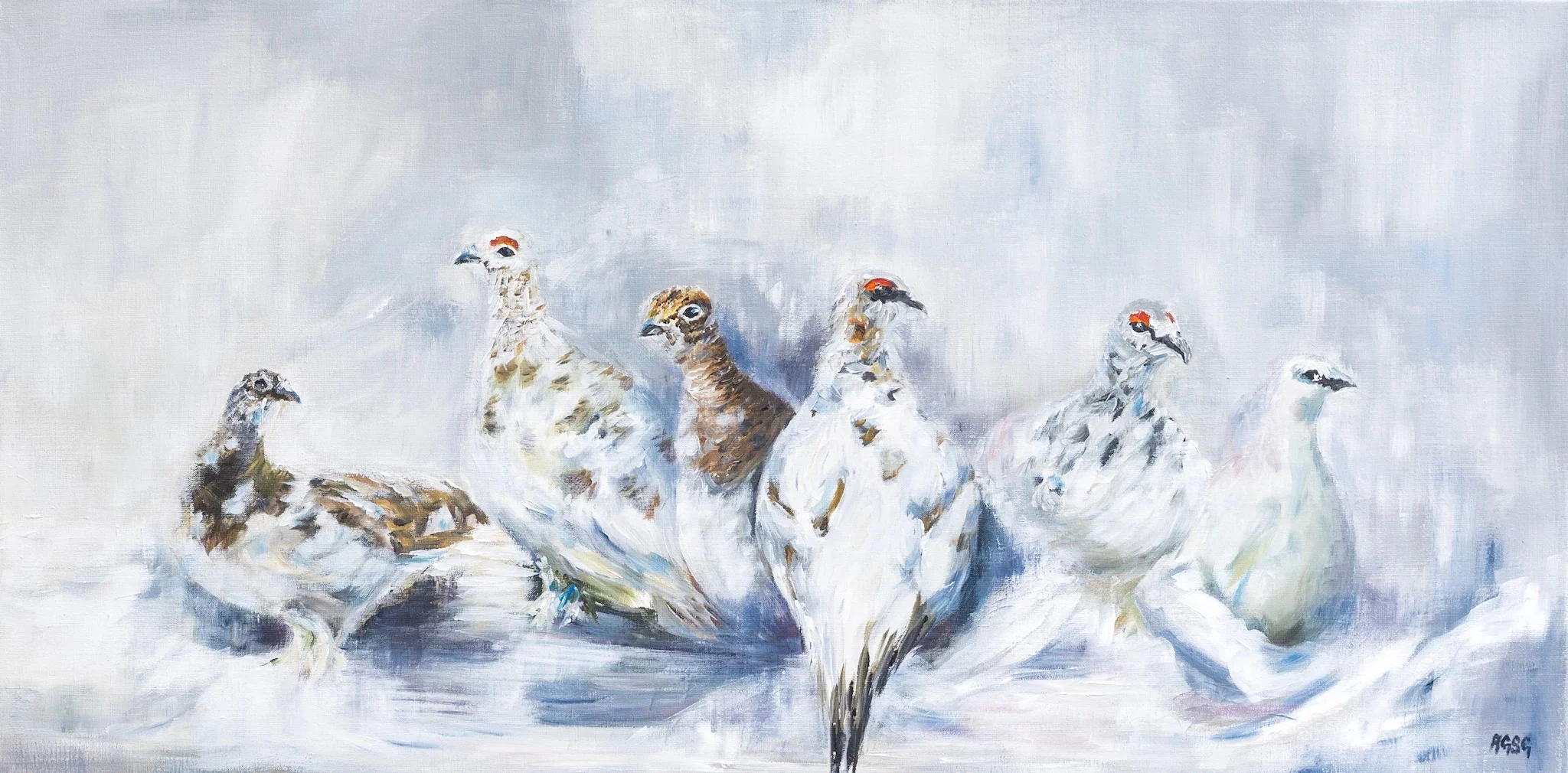 Grouses in April, acrylic on canvas 60x120 kr.8000,-.jpeg