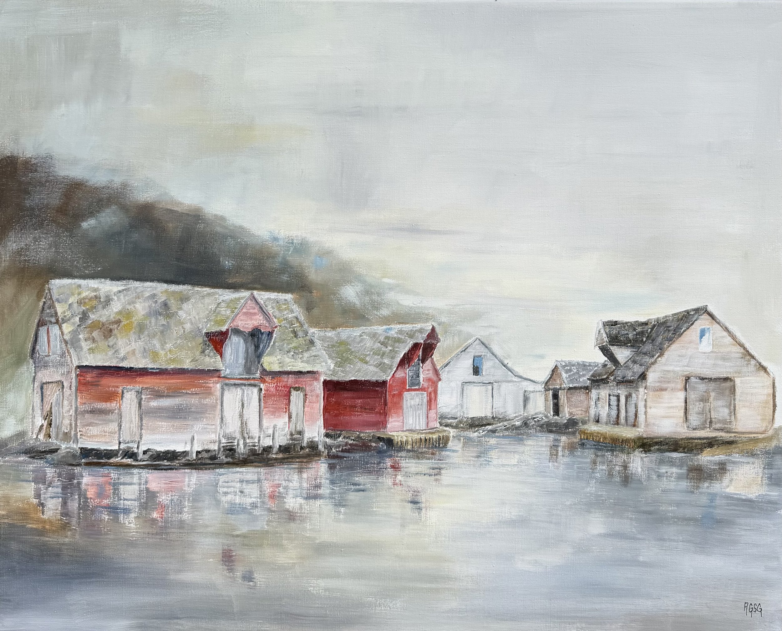 Cluster of Old Boathouses 2