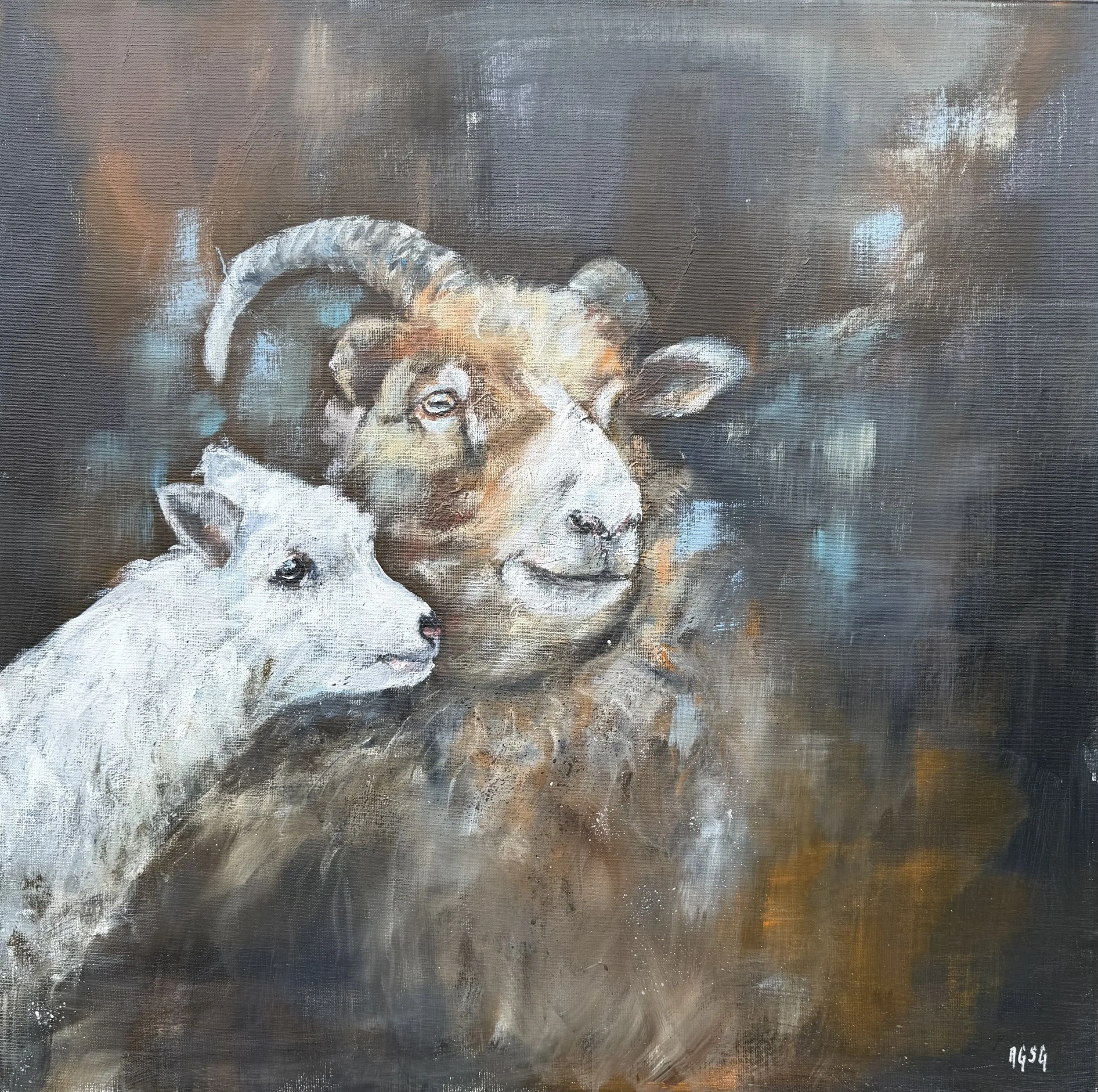 Stella and her lamb 5