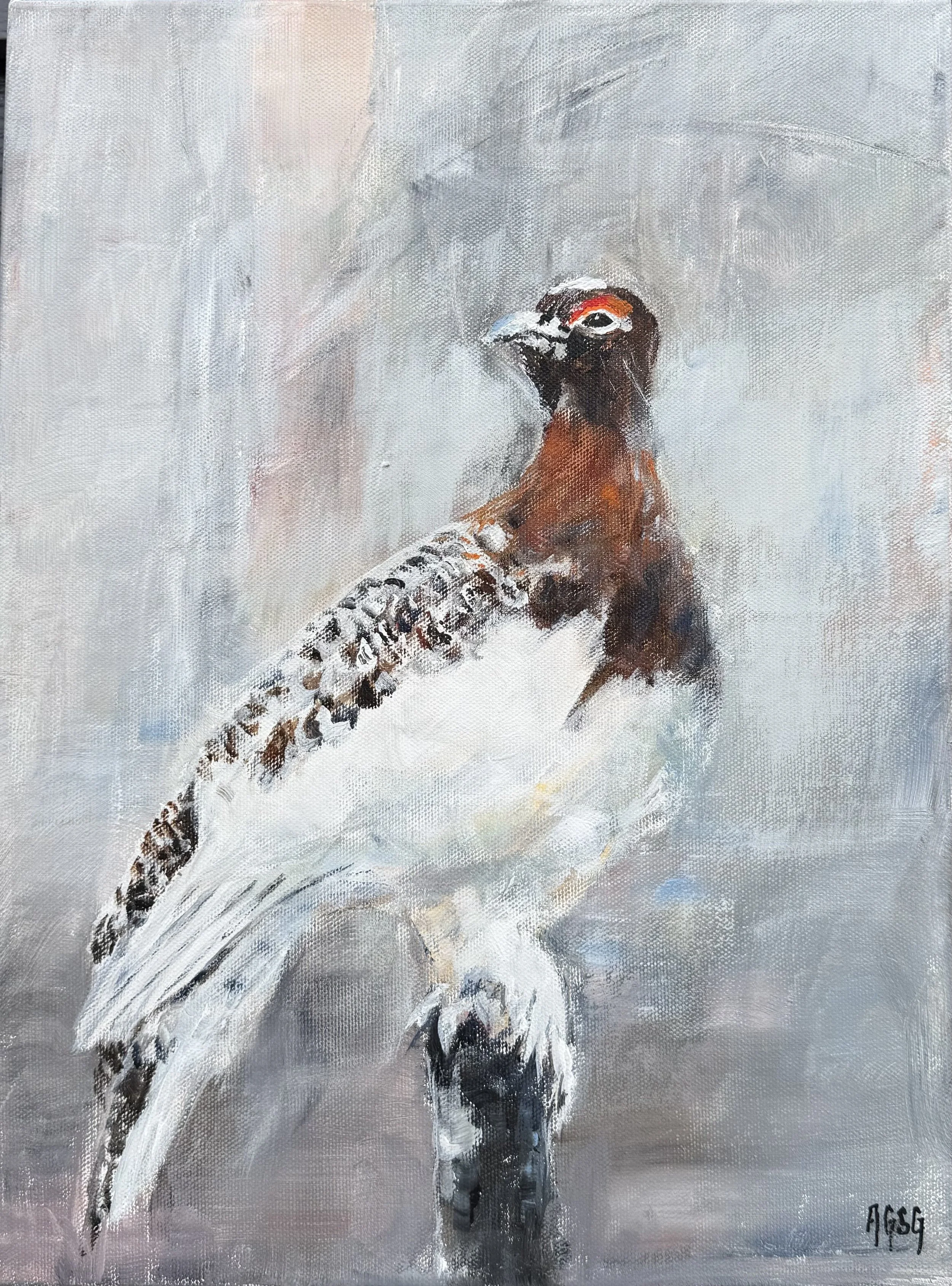 Spring Male Grouse 1, acrylic on canvas 30x40.jpeg