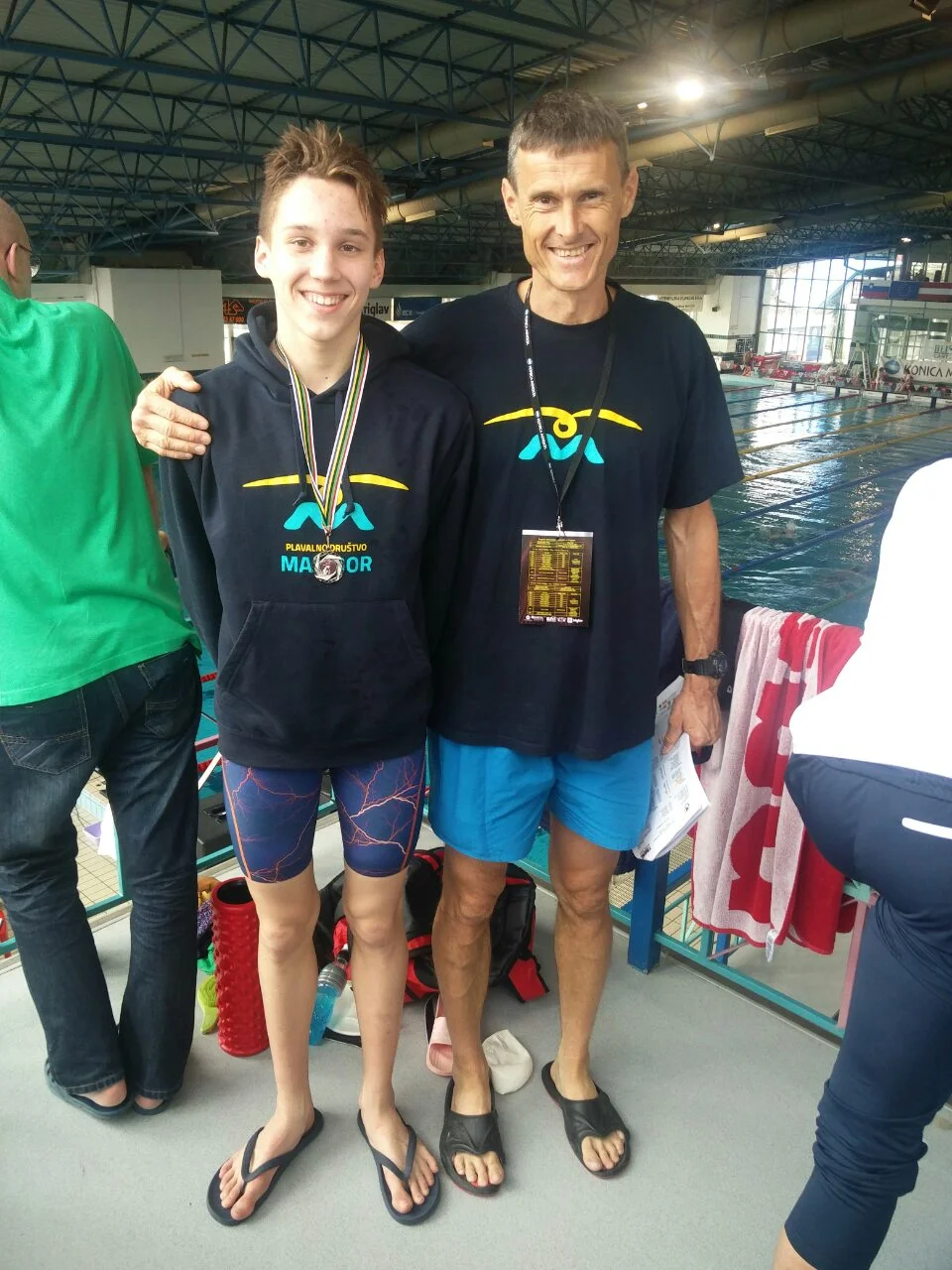 Tian Kosec je osvojil srebrno medaljo na 100 delfinov z rezultatom: 1:05:10, Čestitamo!