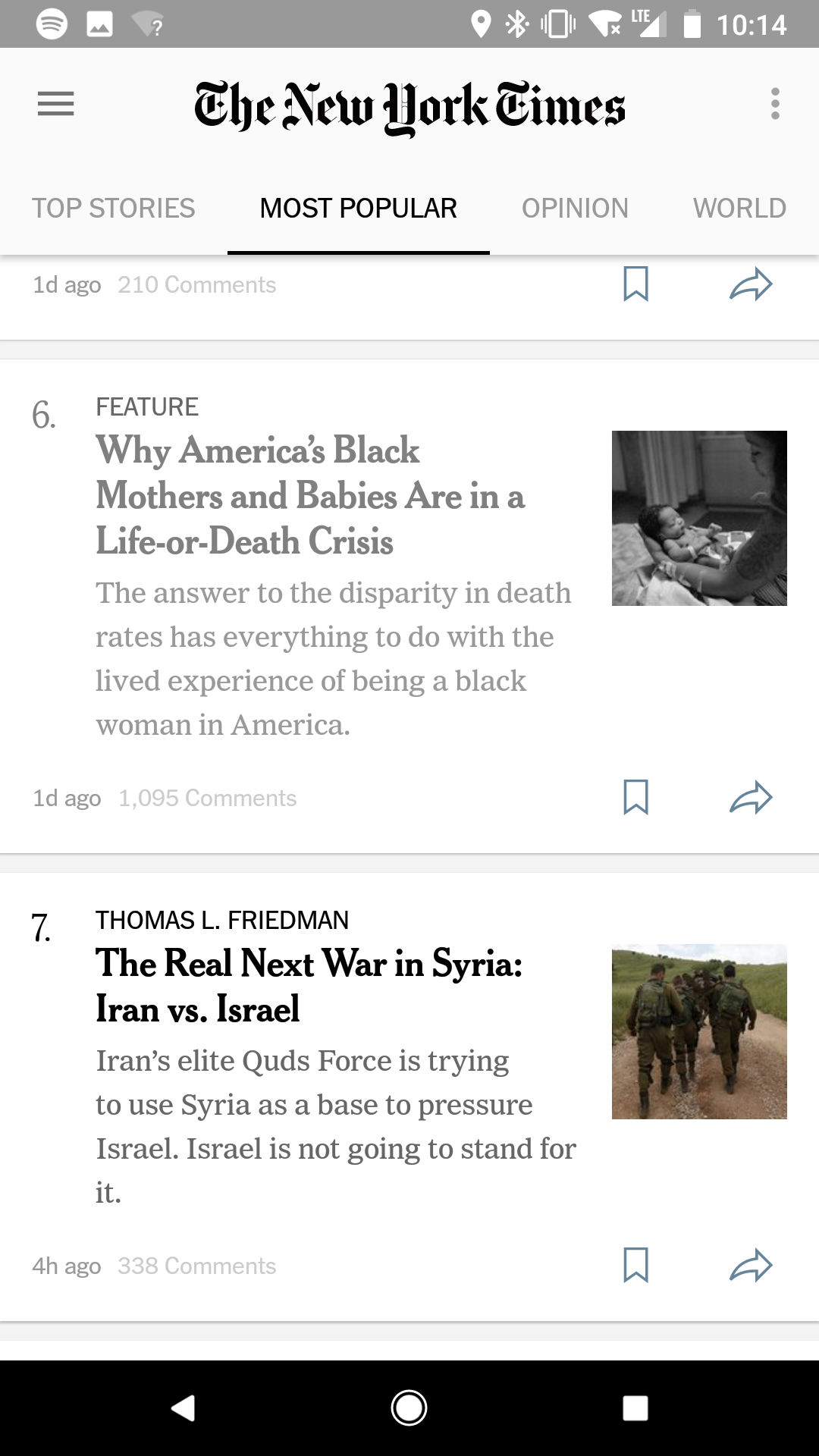 Able to navigate back to homepage for browsing, but no reading