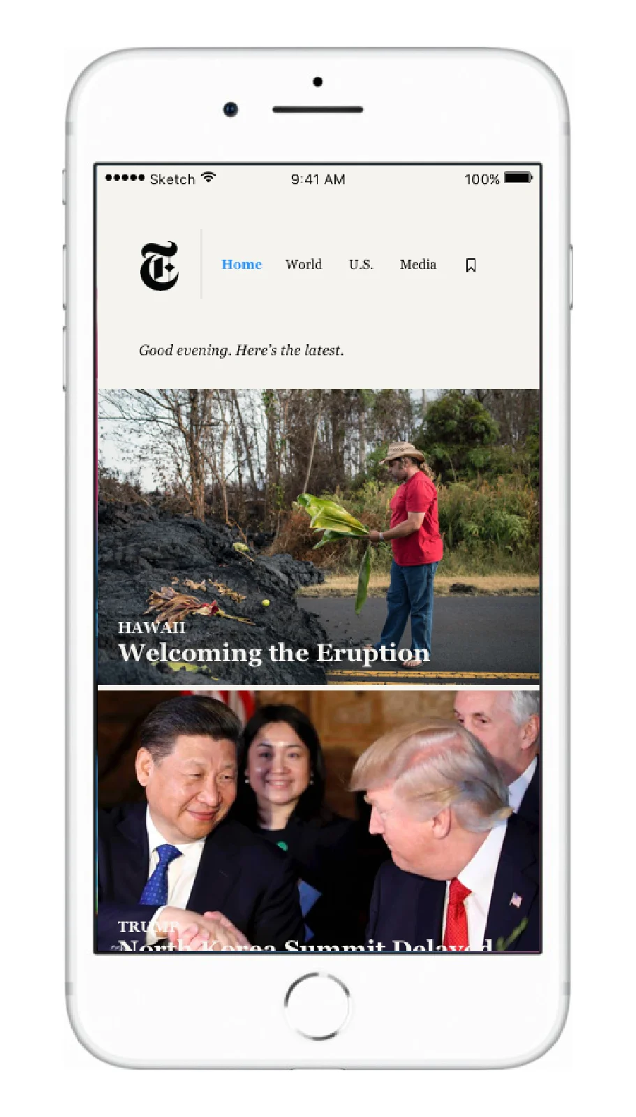 Home features 10 different articles per day based on breaking news and what is most popular.