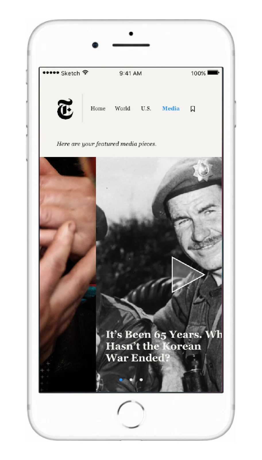 This features a daily photojournalism story, a video story, and a VR story. This successfully incorporates the variety of ways that NYT provides the news.