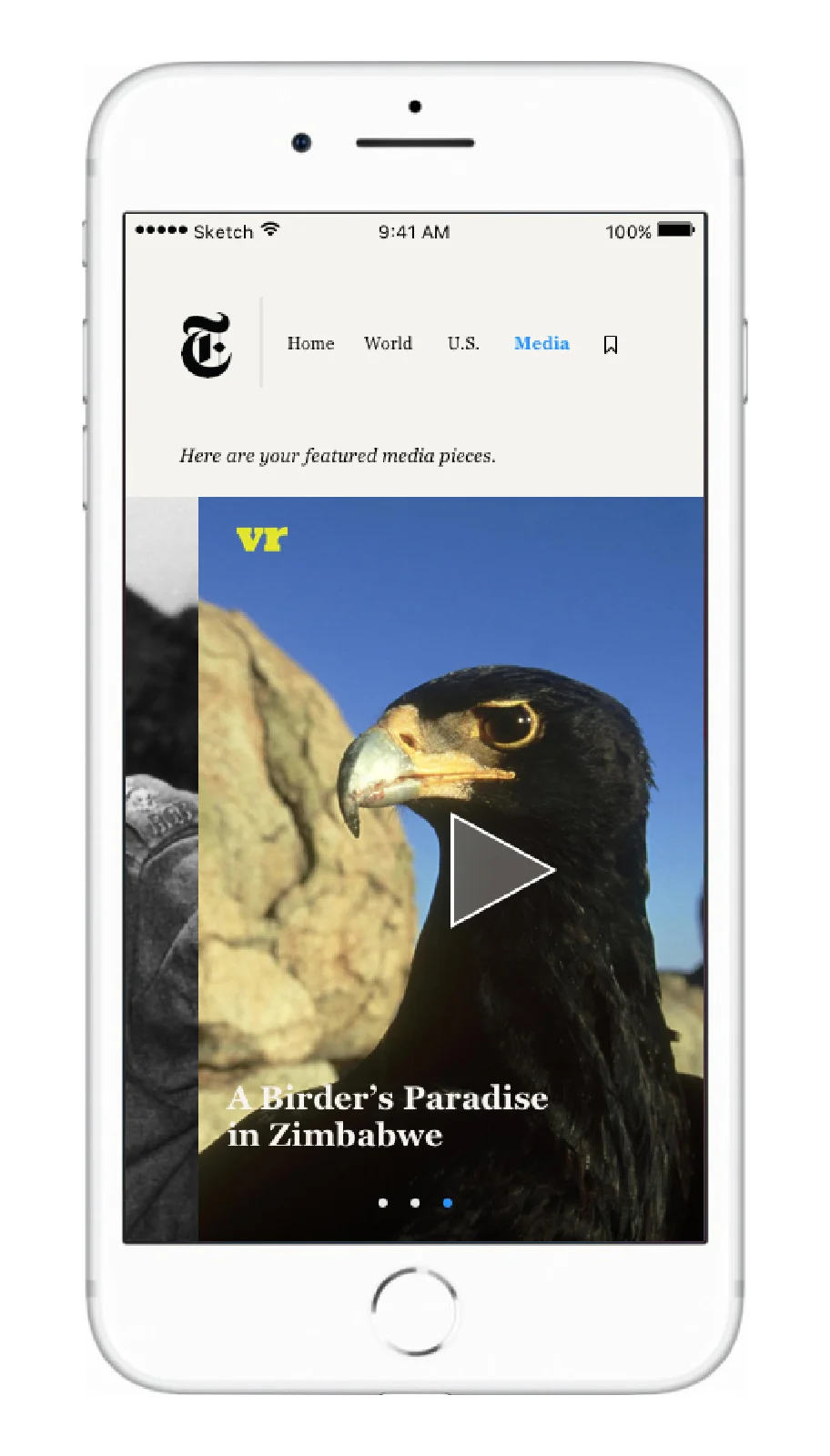 Users are always able to save any of these stories for later.