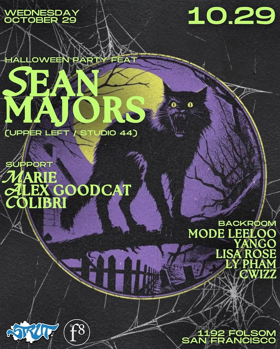 Strut SF and F8 present The Halloween Party feat. Sean Majors