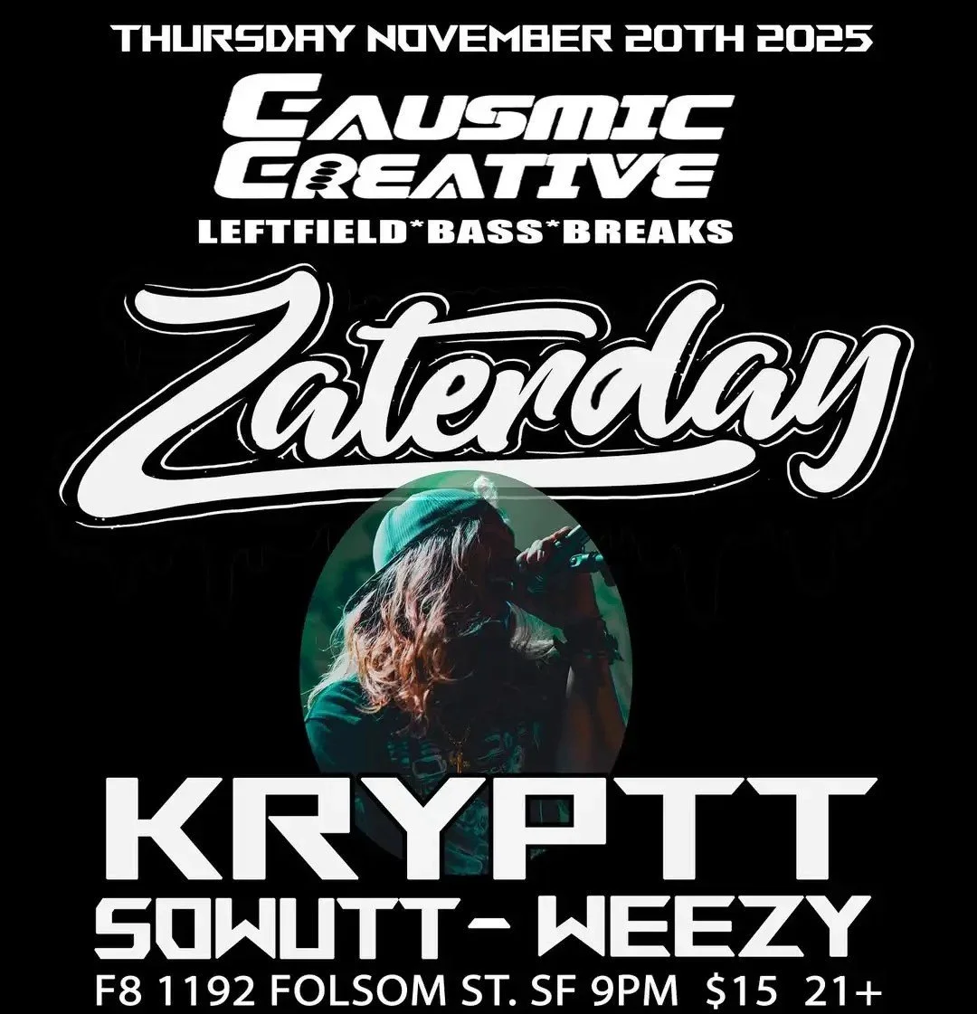 Causmic Creative presents Zaterday