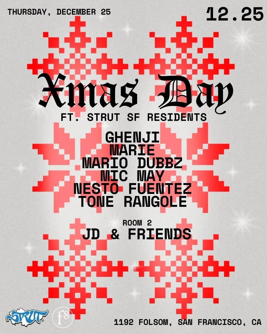 Strut SF and F8 present Xmas Day