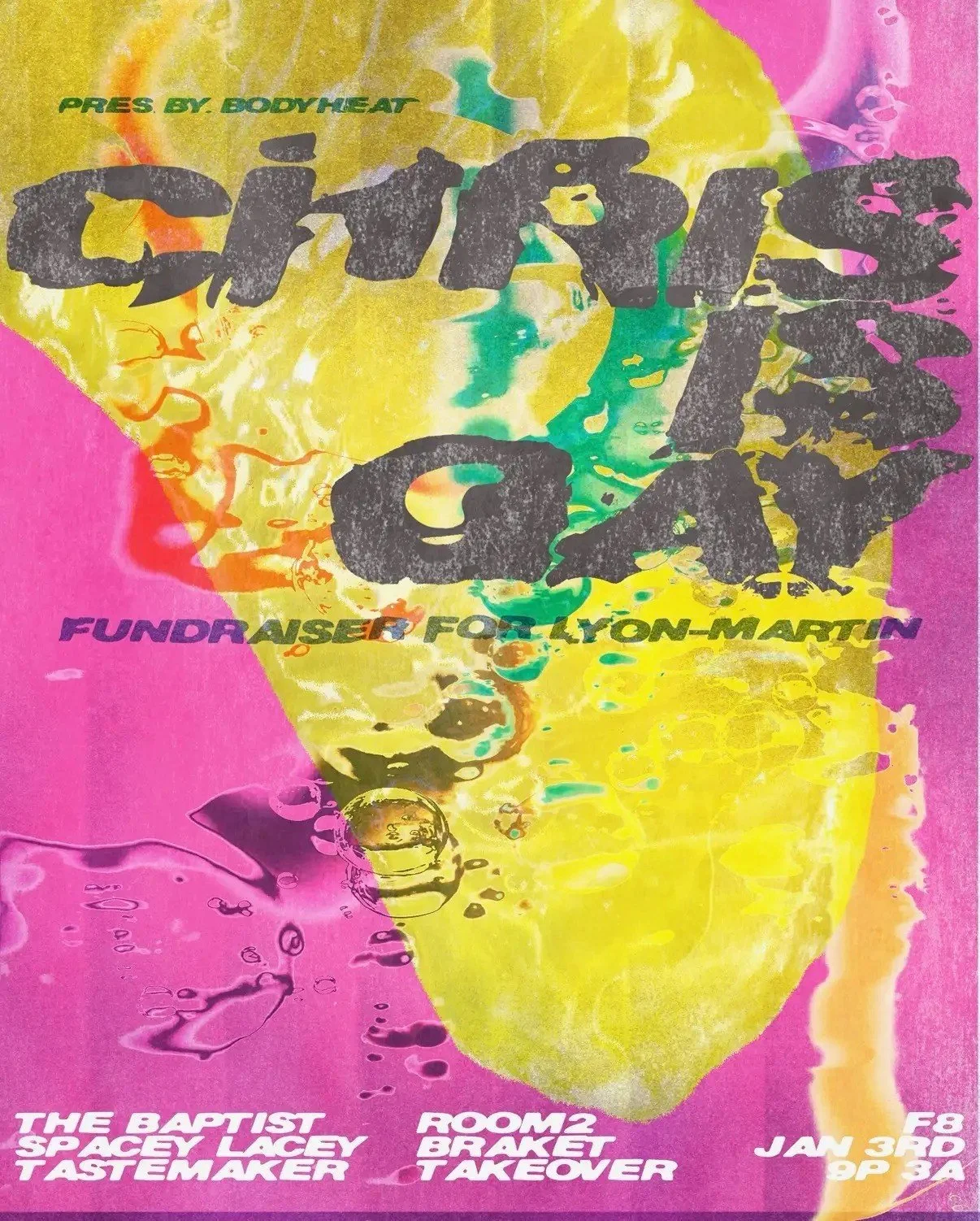 bodyheat: Chris is Gay vol. 4 - the baptist, Spacey Lacey, Tastemaker + Braket