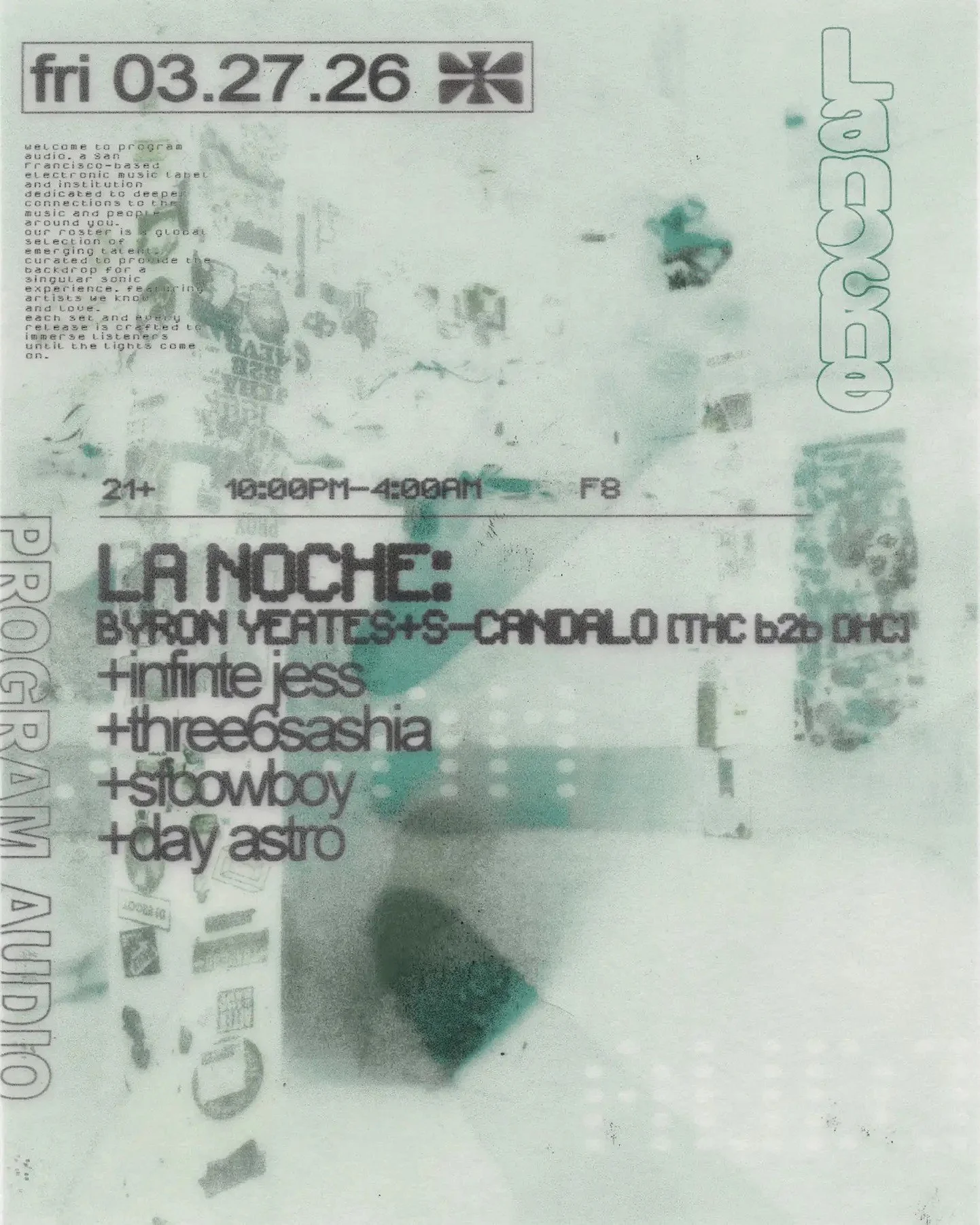 program audio: La Noche [Byron Yeates + S-candalo]